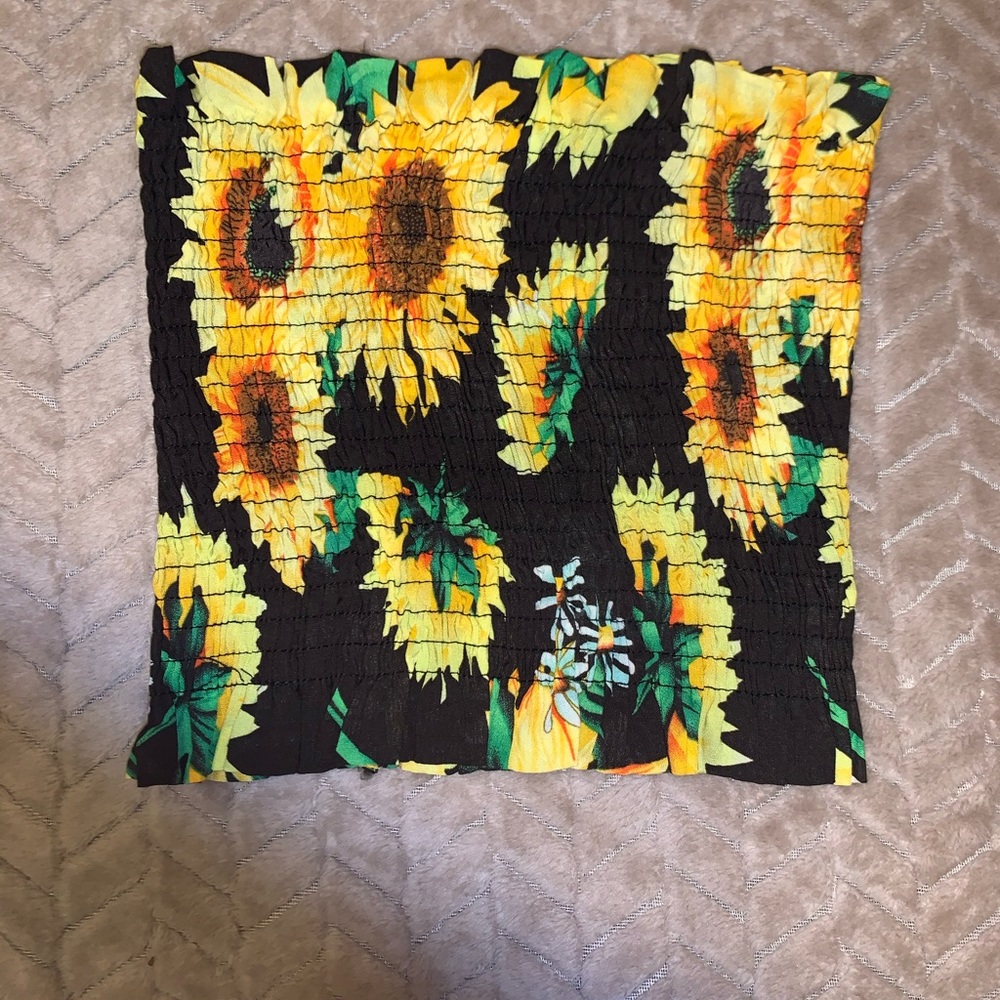 Sunflower Tube Top